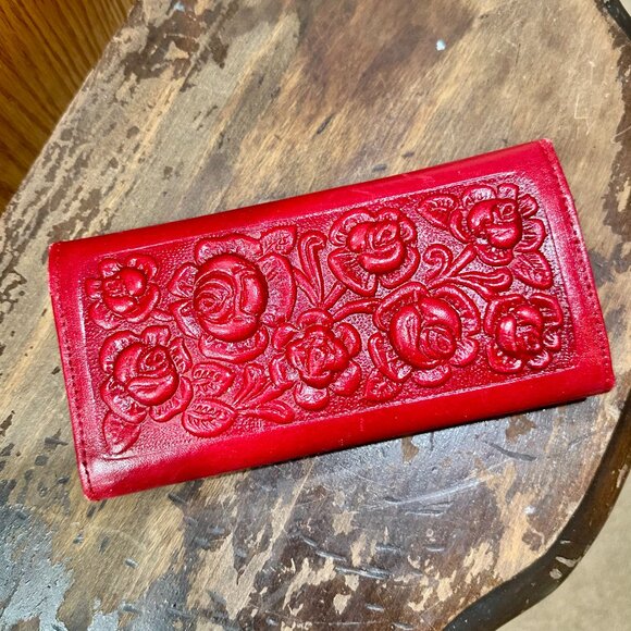 Art de Piel Red Leather Wallet - Picture 3 of 4
